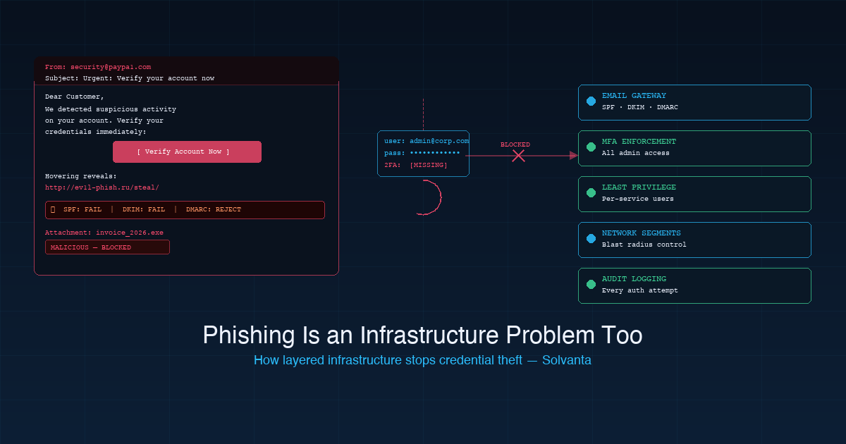 El phishing también es un problema de infraestructura