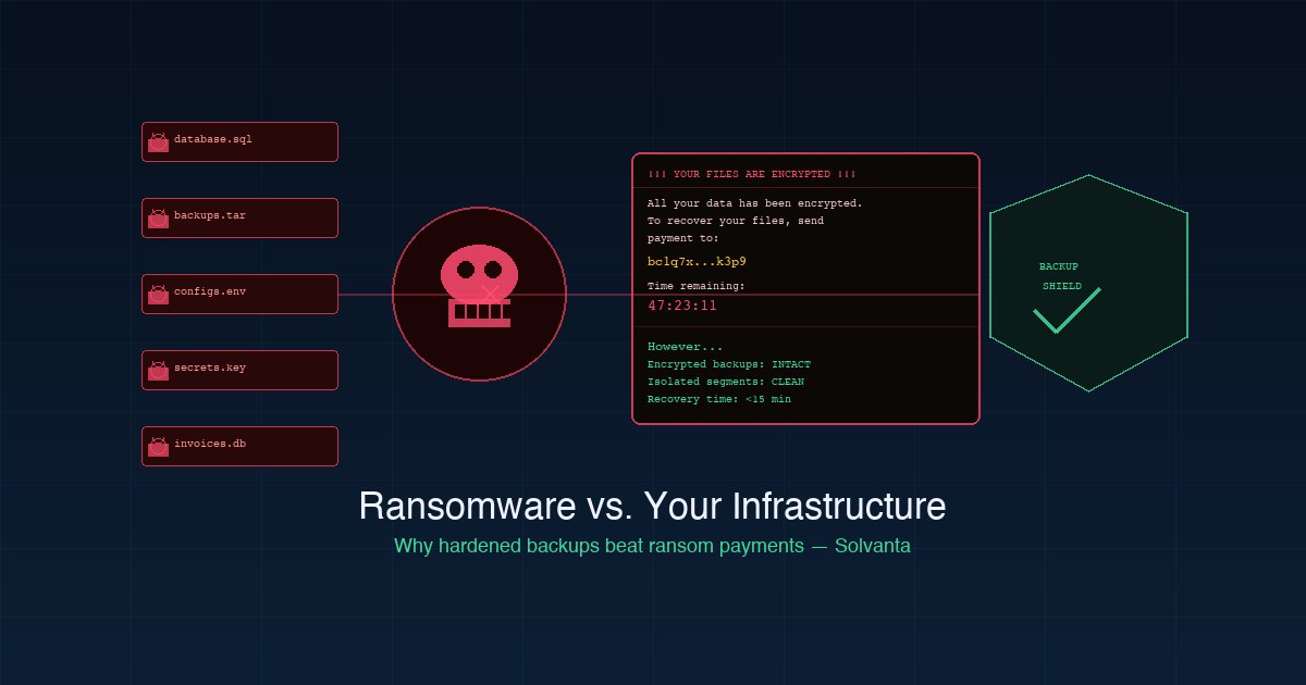 Cómo entra el ransomware — y cómo detenerlo a nivel de infraestructura